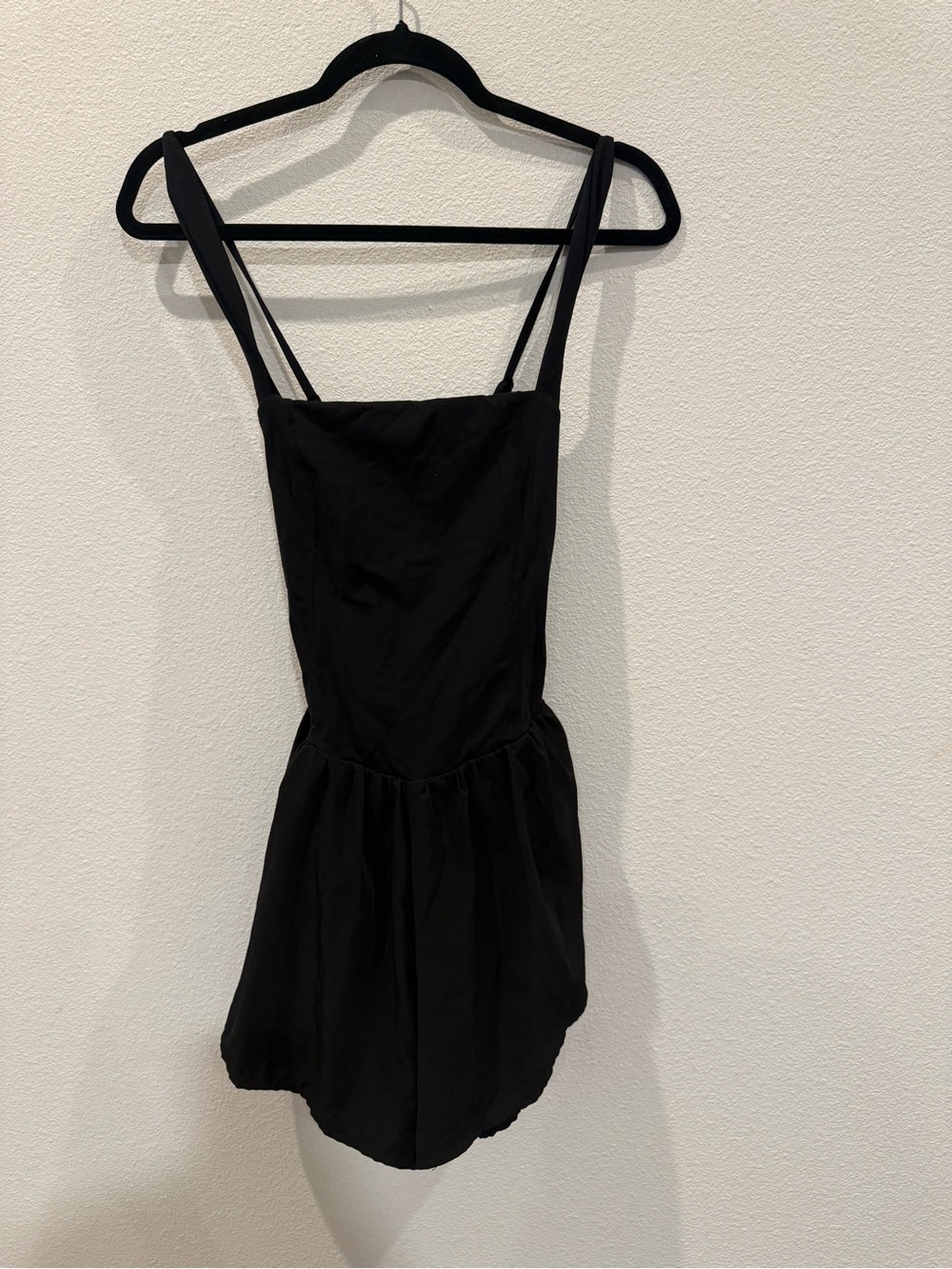 Adult Black One-Piece Romper